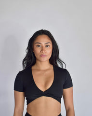 Alora Front Twist Crop