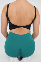 Low Back Top- Black